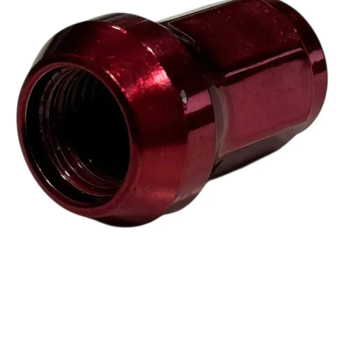 GENERICO - Tuercas De Seguridad Antirrobo Para Ruedas De Auto 12mmx1.25 Rojo