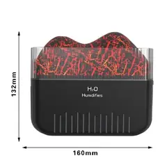 GENERICO - Humidificador portátil doble tipo volcán