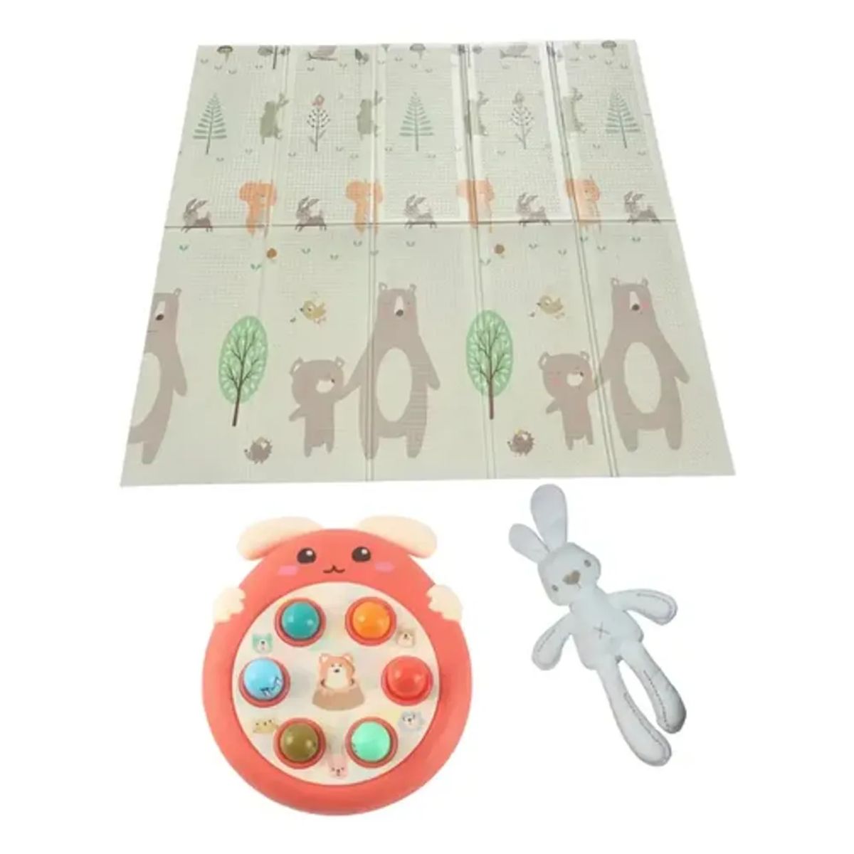 GENERICO - Alfombra Antigolpes Bebe Y Juguete Didáctico Regalo Pompon