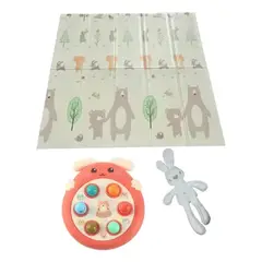 GENERICO - Alfombra Antigolpes Bebe Y Juguete Didáctico Regalo Pompon