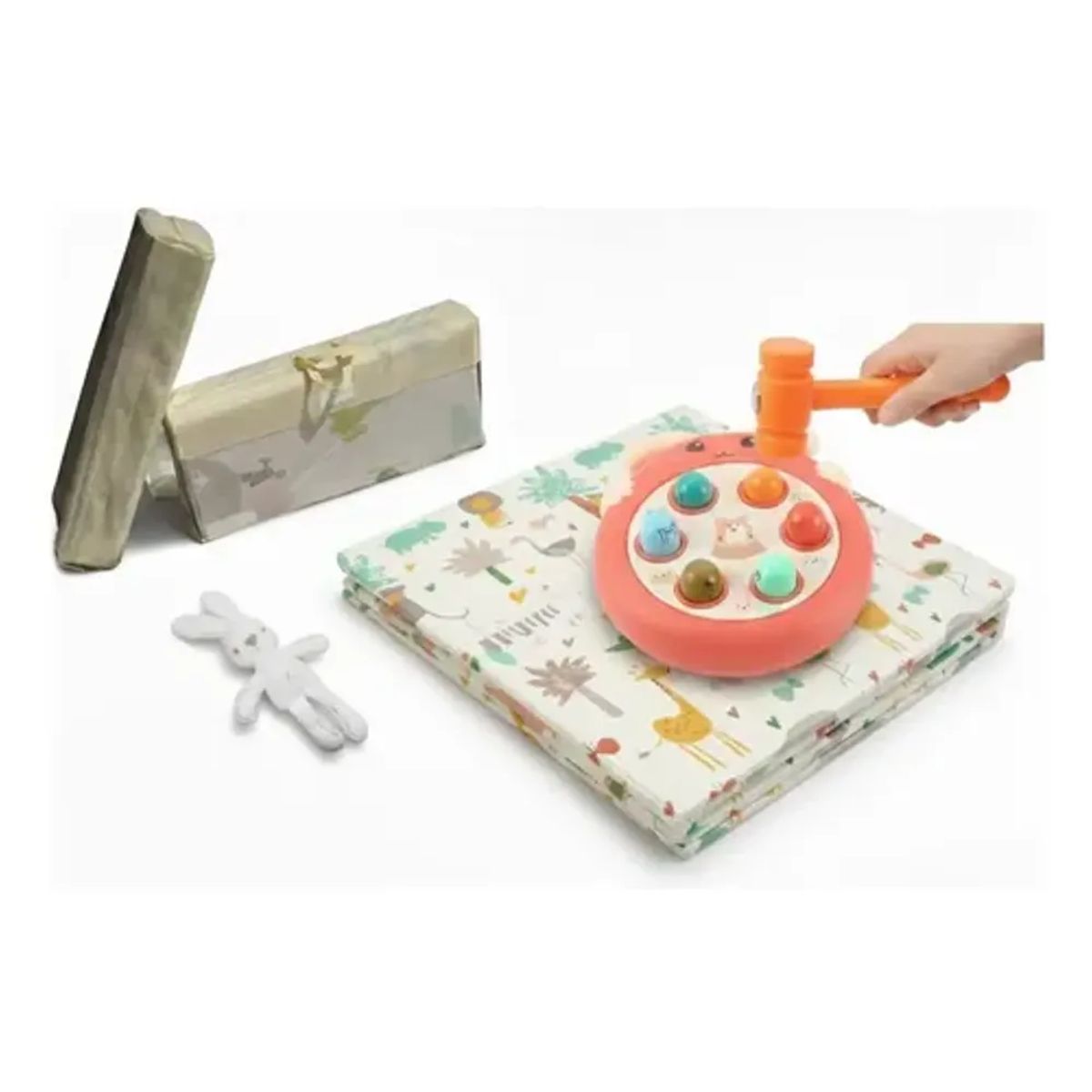 GENERICO - Alfombra Antigolpes Bebe Y Juguete Didáctico Regalo Pompon
