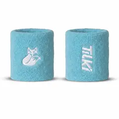TILKI - Muñequera Corta Algodón Basic Celeste