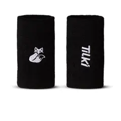 TILKI - Muñequera Larga Algodón Basic NegraBlanca