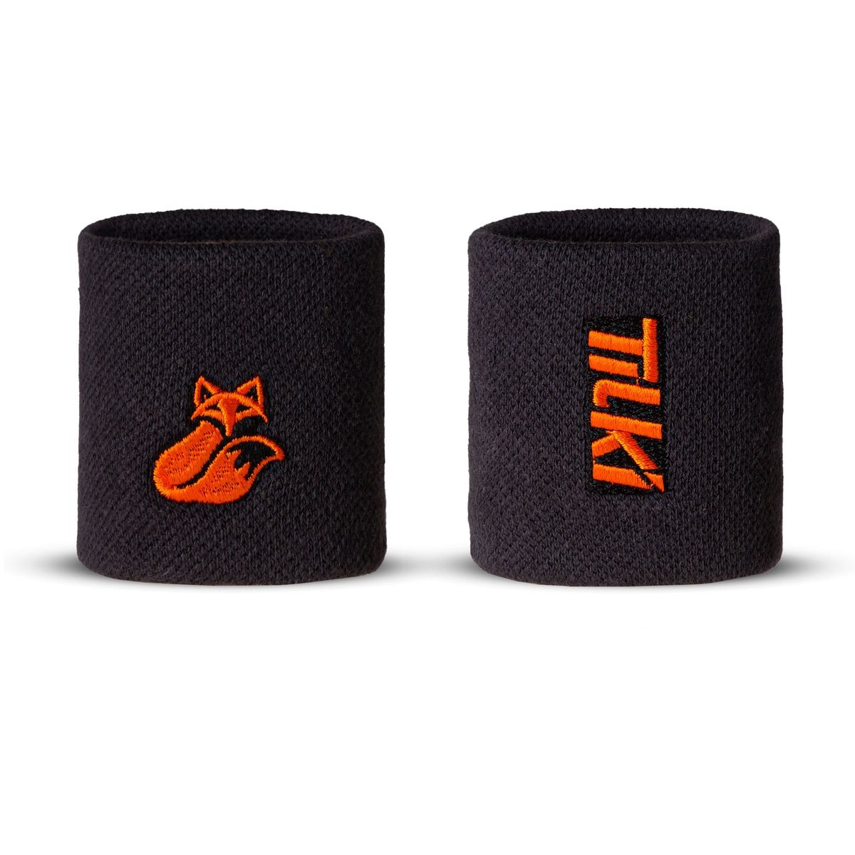TILKI - Muñequera Tilki Corta Algodón Pro GrisNaranja