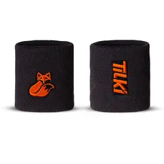 TILKI - Muñequera Corta Algodón Pro GrisNaranja