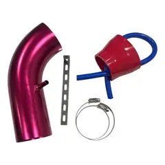 GENERICO - Inducción Metalica Corta Para Entrada De Aire Rojo