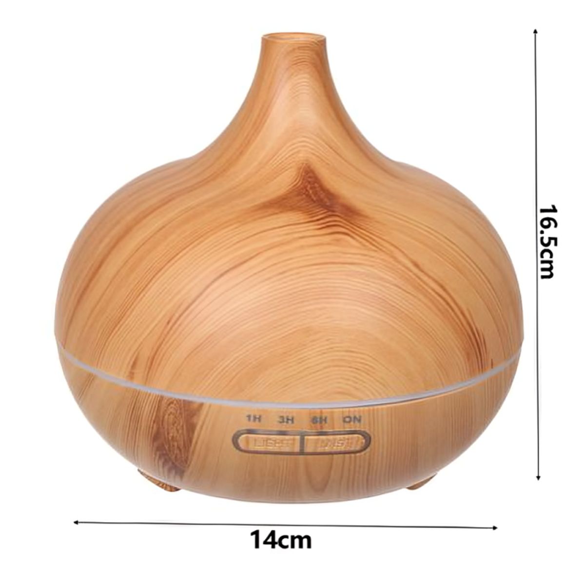 GENERICO - Difusor de aromaterapia de grano de madera