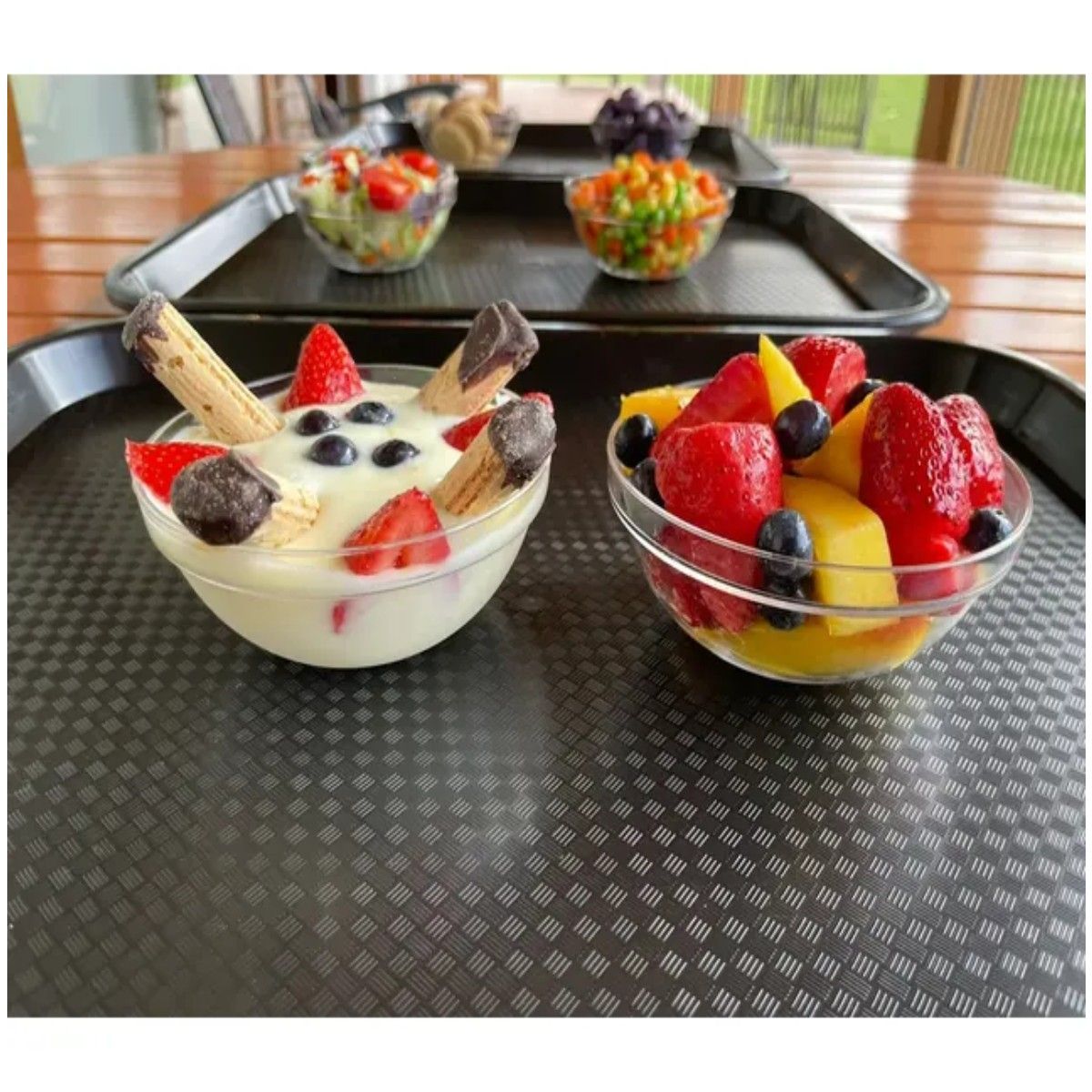 GENERICO - Pack X 10 / Compotera 220 CC Irrompible 10 Cm de Boca. Bowl Pocillo Postre Ensaladera BELUG