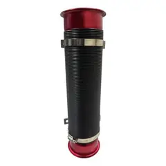 GENERICO - Manguera Inducción Flexible Para Entrada De Aire Frío Rojo