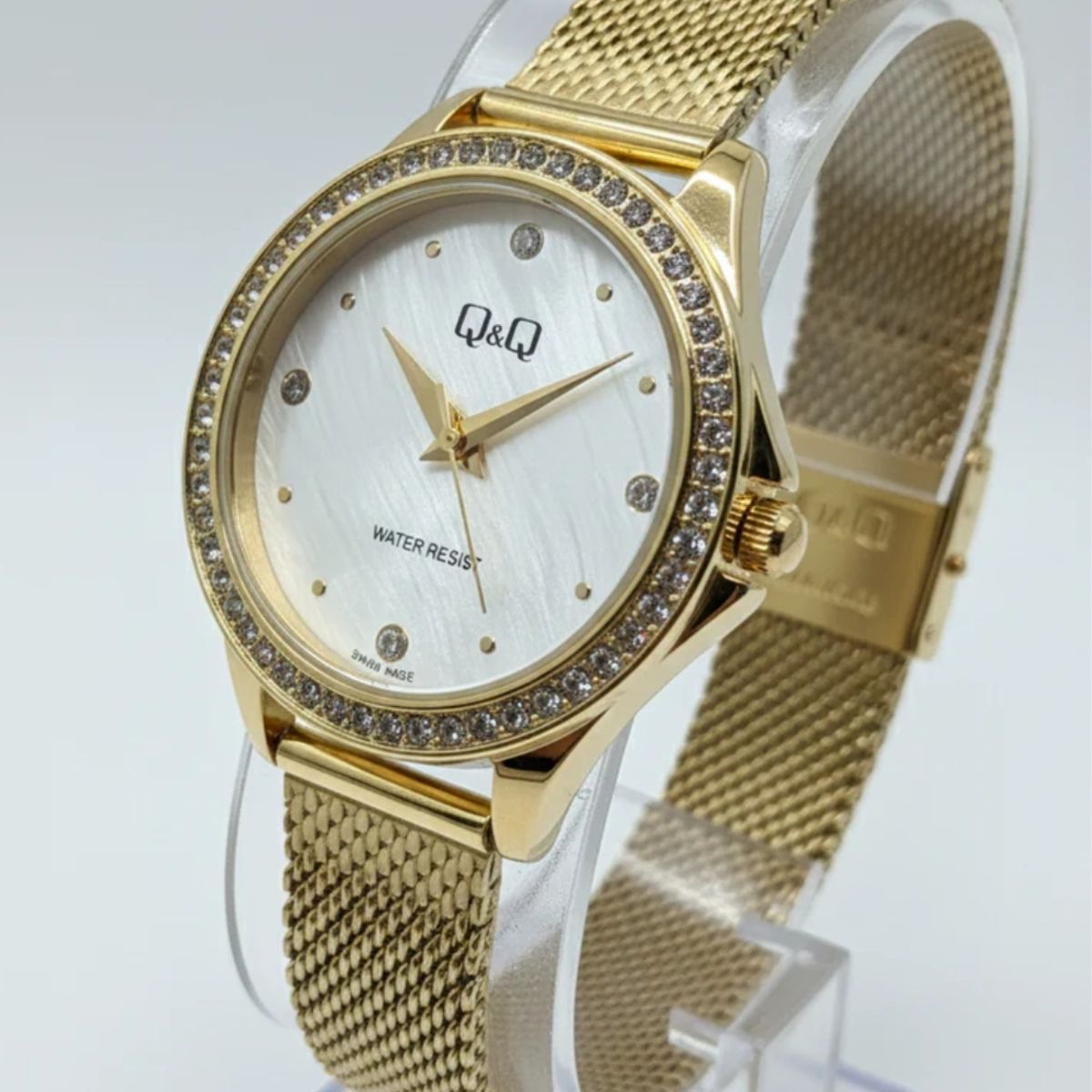 QYQ - RELOJ MARCA QYQ C80A-004PY MUJER ANALOGO METAL DORADO