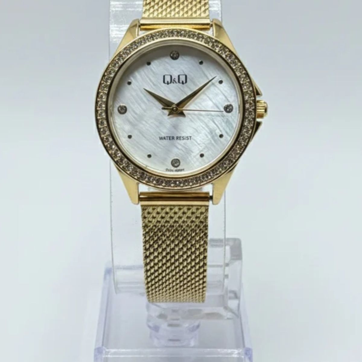 QYQ - RELOJ MARCA QYQ C80A-004PY MUJER ANALOGO METAL DORADO