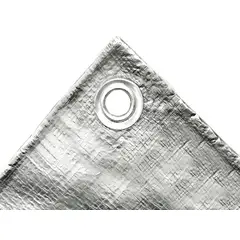 GENERICO - LONA CARPA GRIS MULTIUSO IMPERMEABLE 4X6 MTS