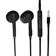 AIWA - Audífonos Ergonomico 3.5mm Manos Libres Aw-i112n Negro