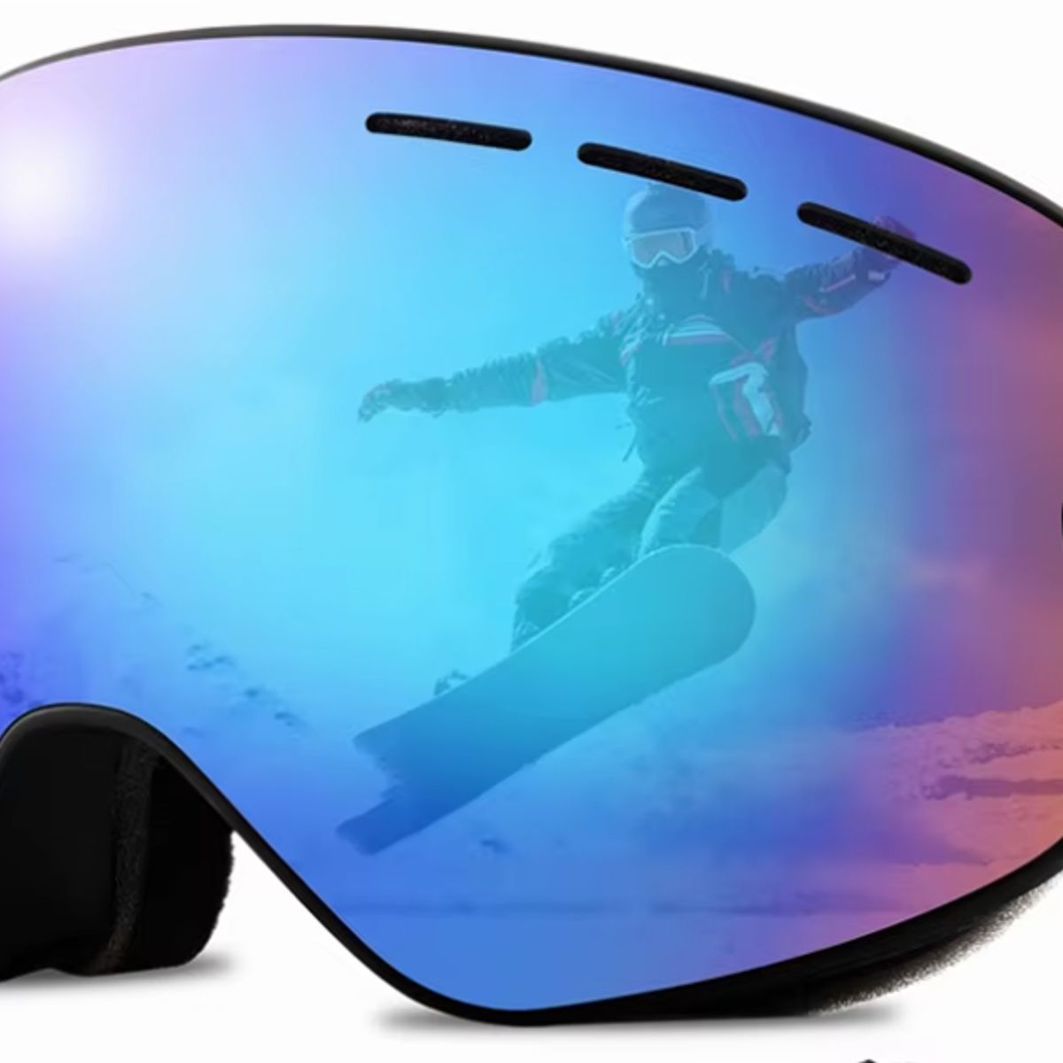 GENERICO - Antiparras Ski Snowboard Sport Ultra Vision Tornasol