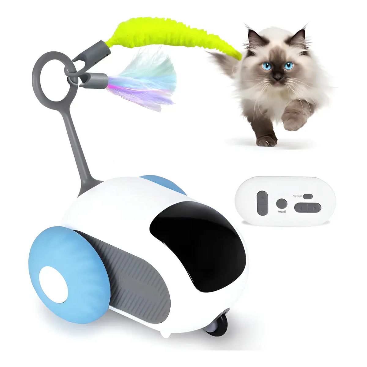 GENERICO - Juguete Gatos Cola Turbo Teazys Interactivo