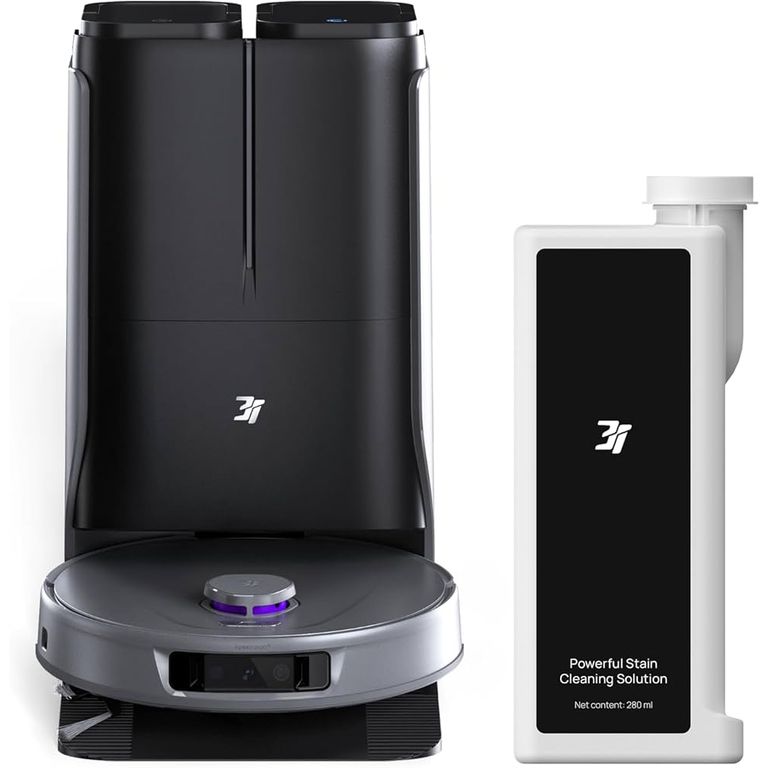 3I P10 Ultra Robot Aspiradora y Trapeador Combo, succión de 18000Pa extra liquido 280ml