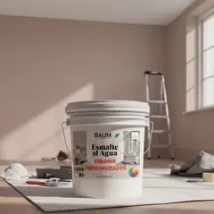 BAUM - TINETA PINTURA ESMALTE AL AGUA - PARDO PALIDO 20-P- PINTURASPROFESIONALES CHILE