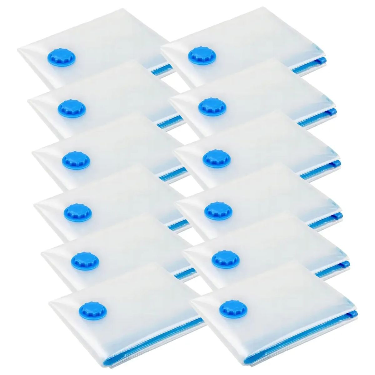GENERICO - Pack X12 Bolsas Al Vacio Comprimido Bolsa Guardar Ropa 50x60