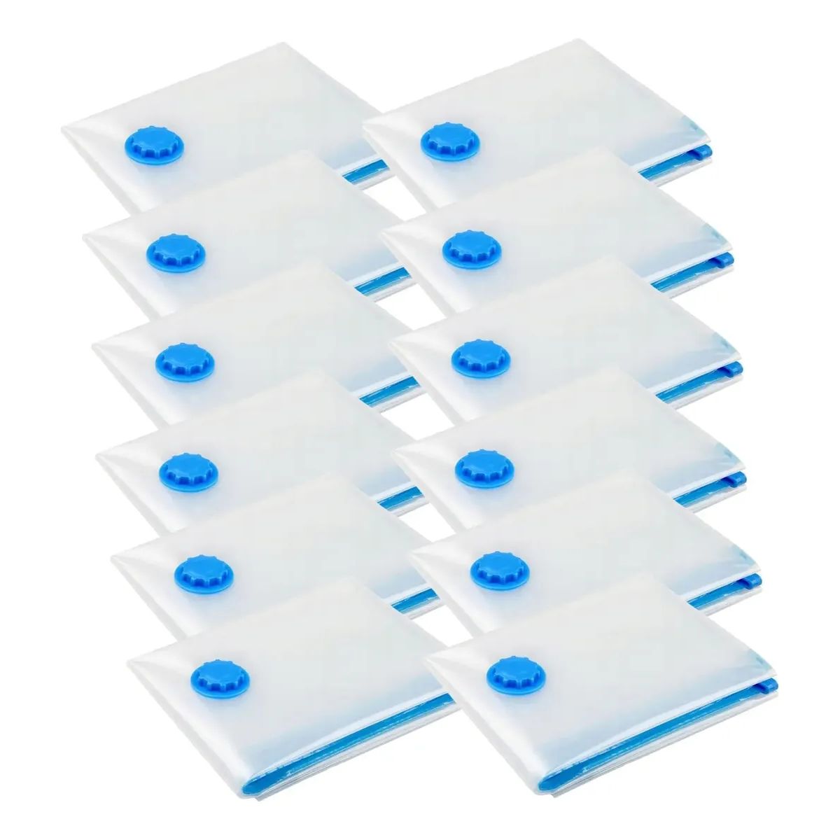 GENERICO - Pack X12 Bolsas Al Vacio Comprimido Bolsa Guardar Ropa 50x60