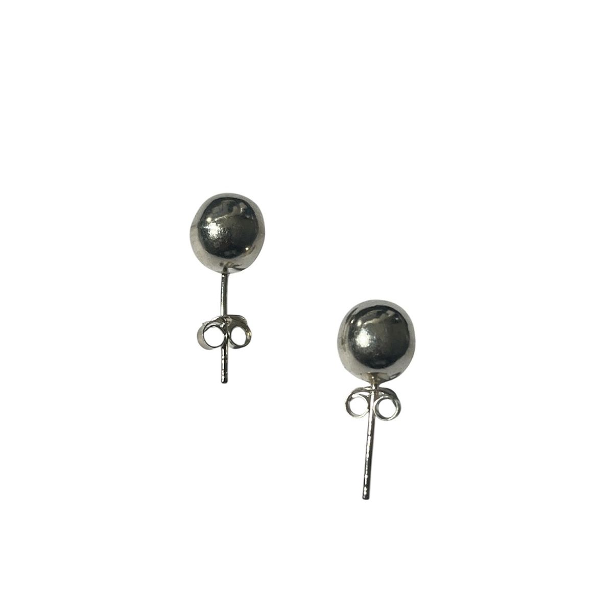 TAETHAI - Aros plata 925 al lóbulo, bola mediana