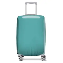 CUBRITAS - FUNDA CUBRE MALETA GRANDE - TURQUESA PERSONALIZABLE