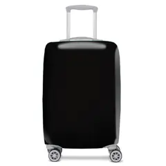 CUBRITAS - FUNDA CUBRE MALETA MEDIANA - NEGRO PERSONALIZABLE