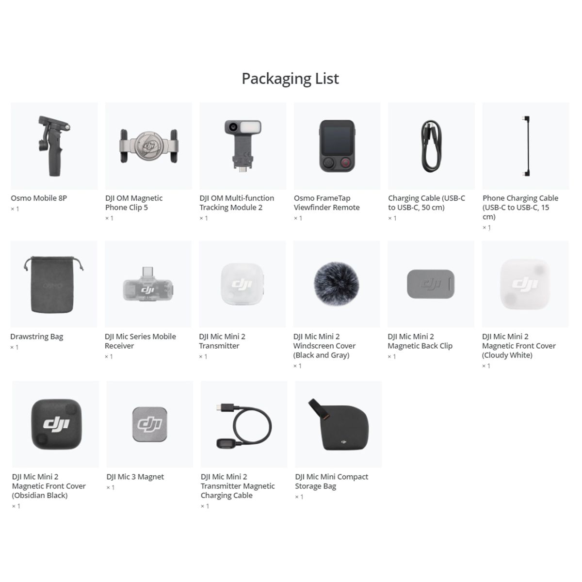 DJI - Estabilizador para smartphone DJI Pack para Creadores Osmo Mobile 8P
