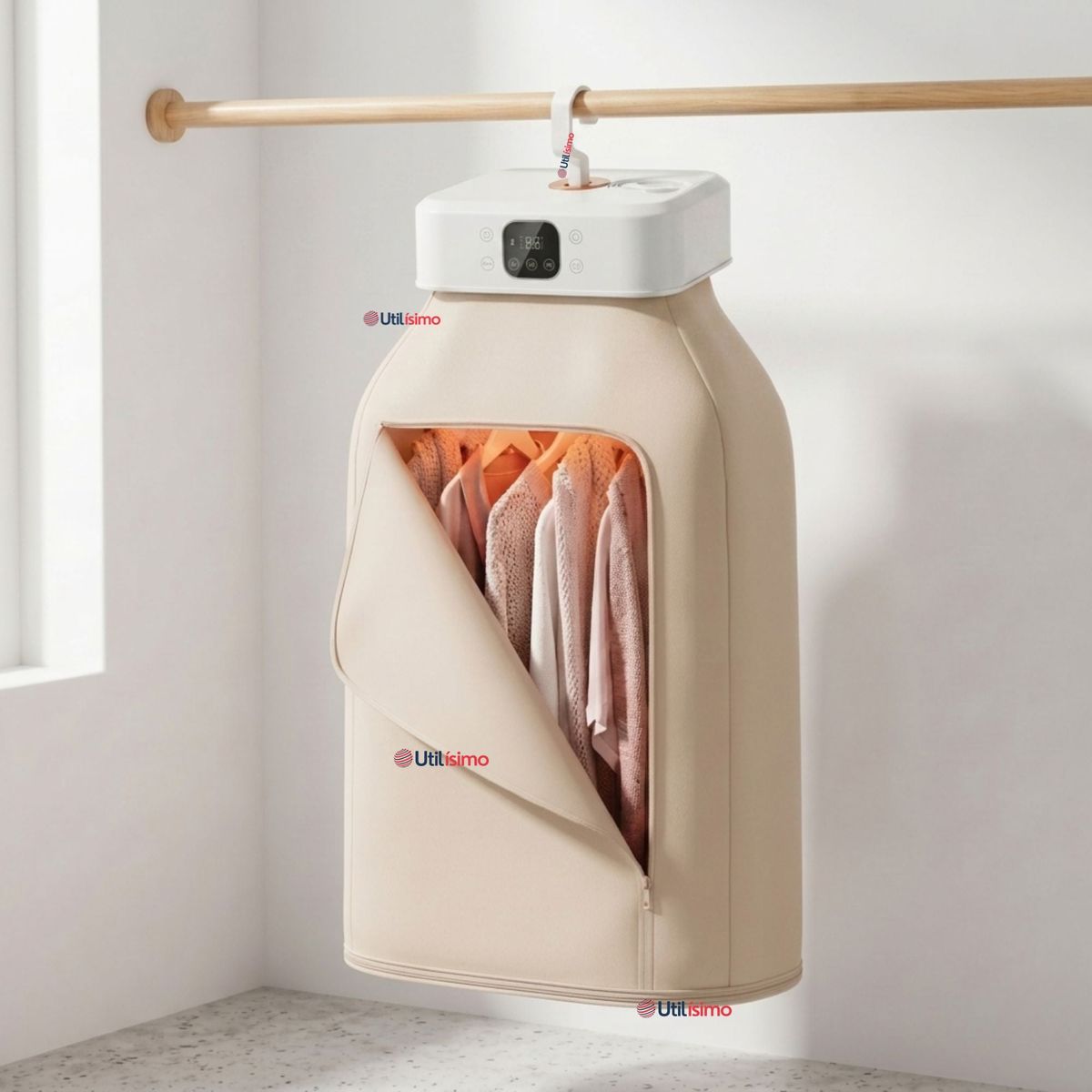 LINE - Secadora Ropa Portátil Compacto Eléctrico Bajo Consumo 900W - 1000W