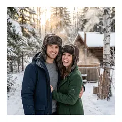 EKOL TACTICA MILITAR - Gorro Ruso Unisex De Lona Parka Calido Termico