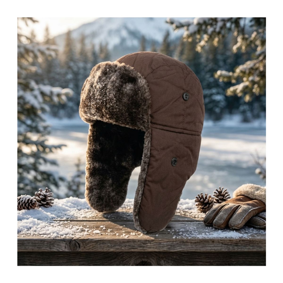 EKOL TACTICA MILITAR - Gorro Ruso Unisex De Lona Parka Calido Termico