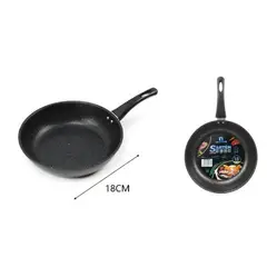 GENERICO - Sartén Negro 18 cm – Compacto y Práctico para Cocina Diaria