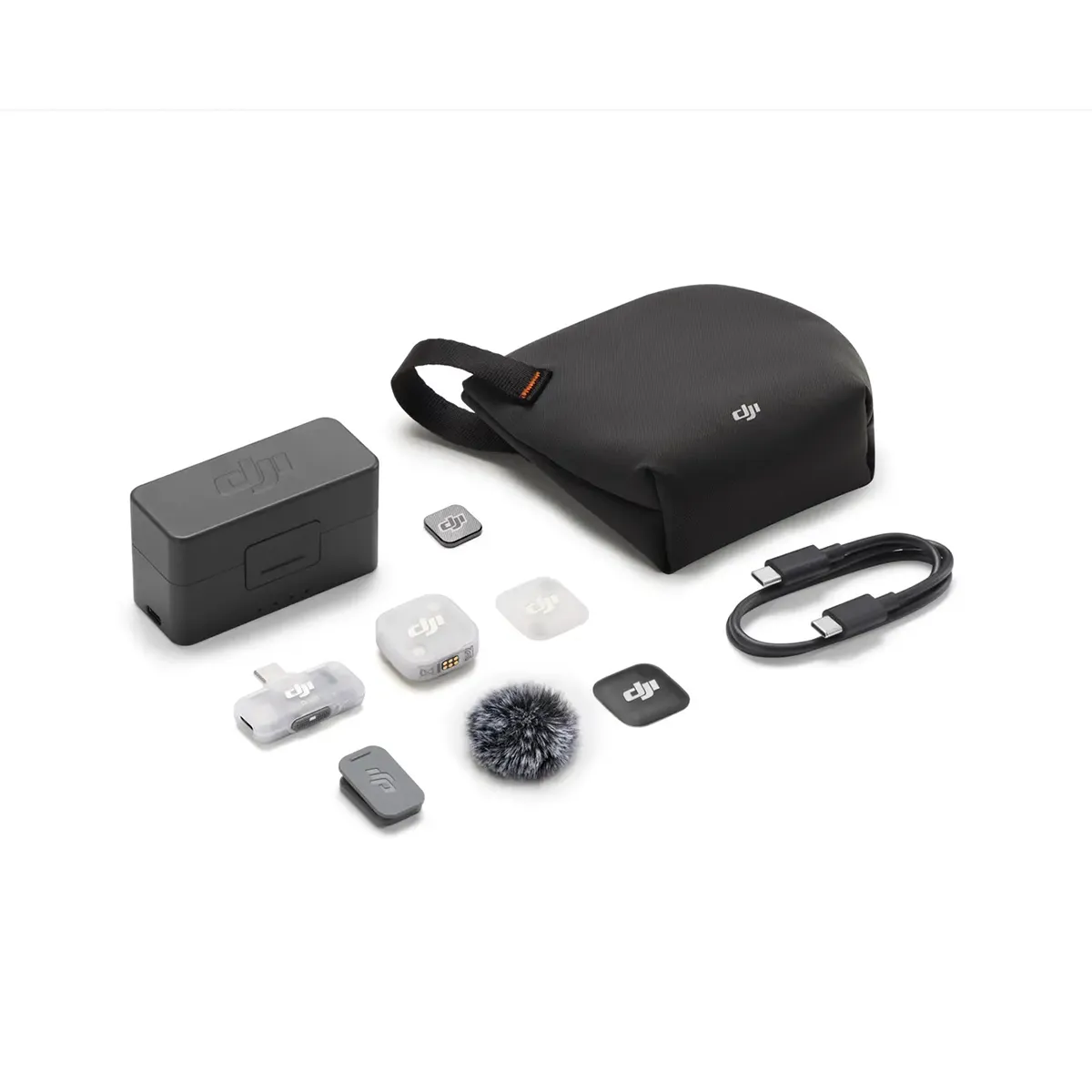 DJI - Micrófono DJI Mic Mini 2 (1TX + 1RX Móvil+ Estuche de carga)