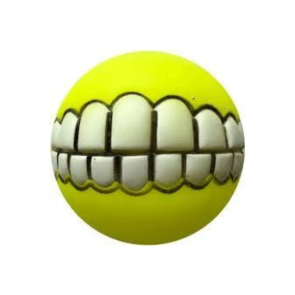 GENERICO - Pelota Amarilla Con Sonrisa Para Jugar Con Perros Mascotas