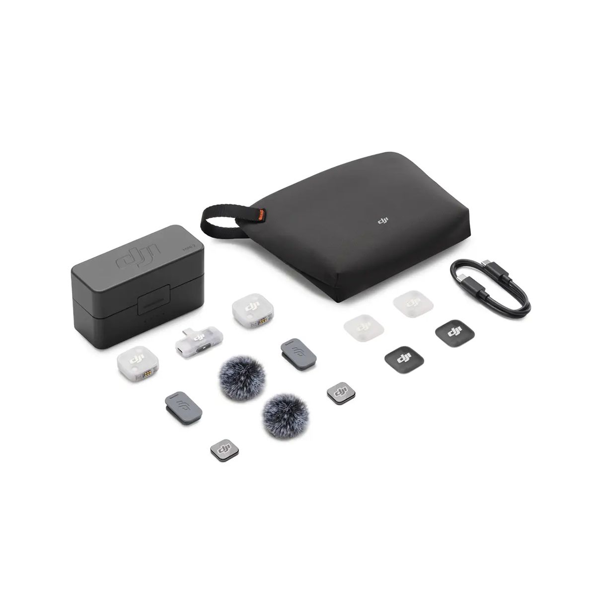 DJI - Micrófono DJI Mic Mini 2 (2TX + 1RX Móvil + Estuche de carga)