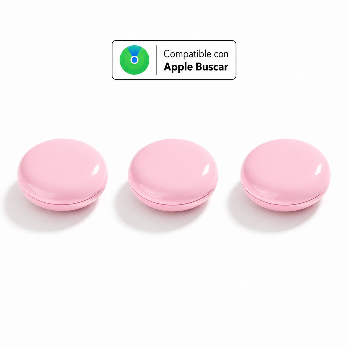 GENERICO - Combo 3 Localizadores de Rastreo Global Compatibles con Apple
