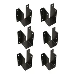 KUANGYE - Soporte Para Viga De Madera 2x6 (alas Externas) 6 Unidades
