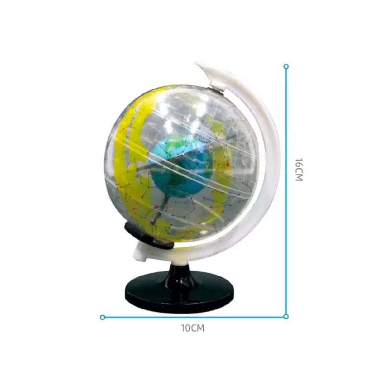 GENERICO - Juguete Globo Terraqueo Armable Cientifico Infantil