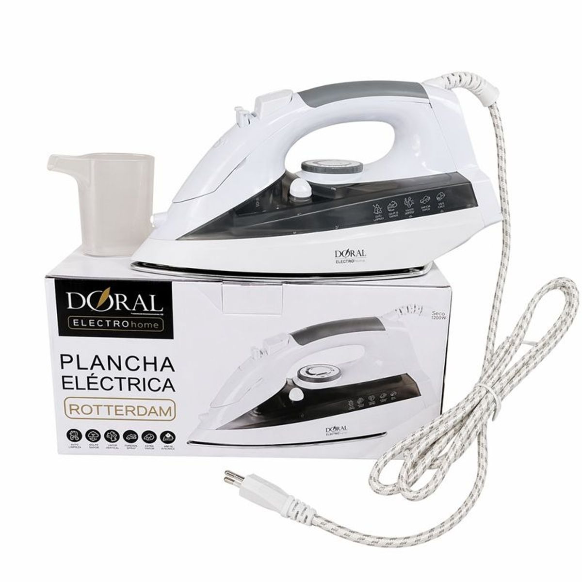 DORAL - PLANCHA ELECTRICA ROTTERDAM 2000W DORAL