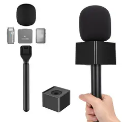 KUANGYE - Soporte de Microfono Mini Cuadrado Para Logo