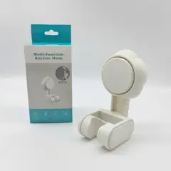 GENERICO - Soporte para Ducha con Ventosa, Blanco Mate
