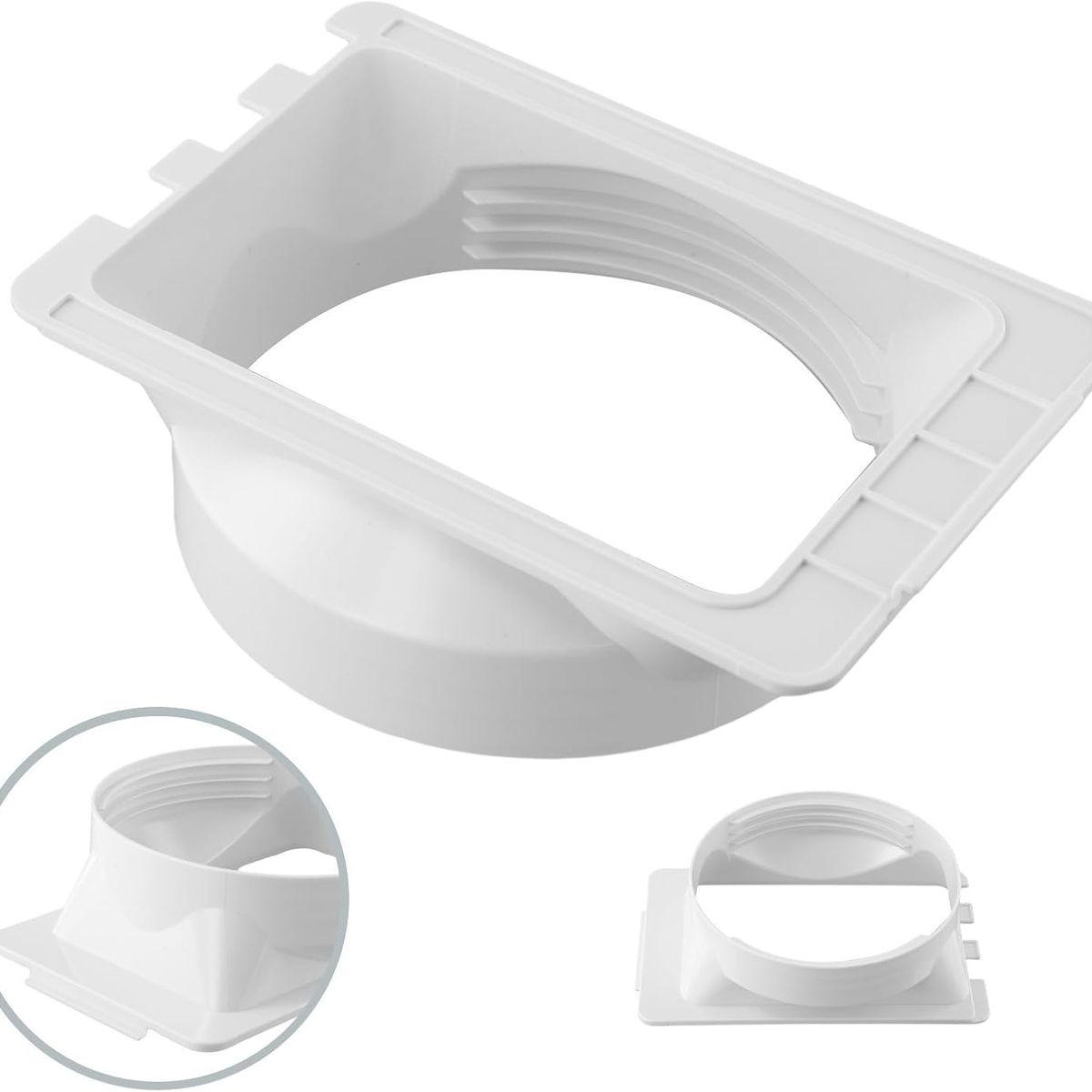 KUANGYE - Adaptadorconector 197mm×130mm Para Manga Aire Acondicionado15cm