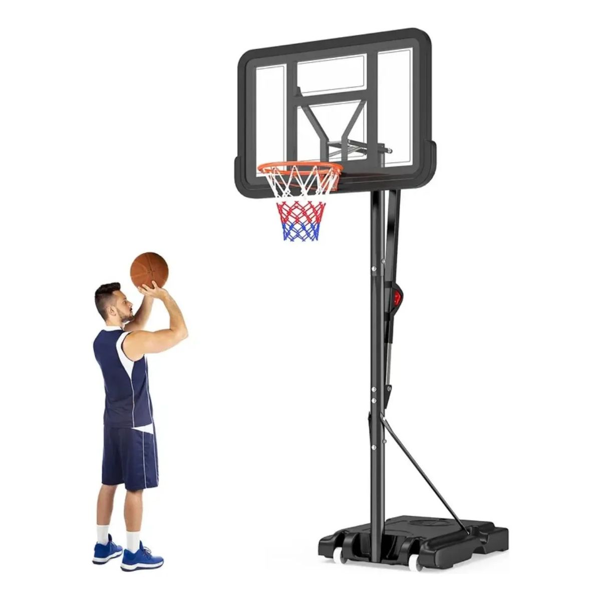 EASY FIT - Aro Basquetball Altura Móvil Regulable Y Portatil
