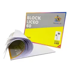 GENERICO - Block Liceo 60 Papel Hilado 26 cm