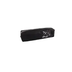 GENERICO - Set 6 Estuche Simple Color Negro 19x4,5cm