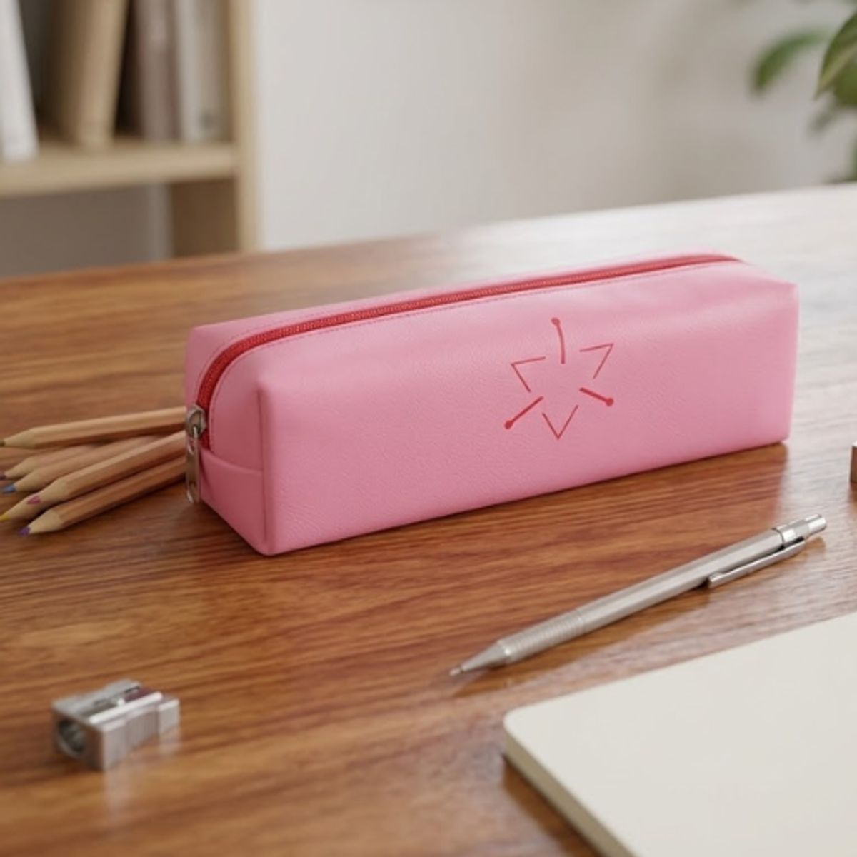 GENERICO - Set 6 Estuche Color Rosa 19x4,5cm