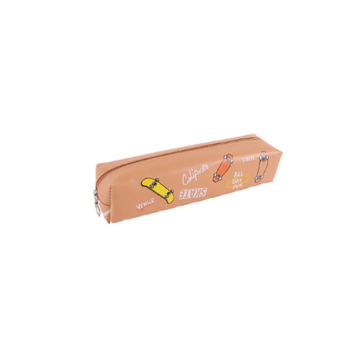 GENERICO - Set 6 Estuche Skate Color Naranja  19x4,5cm