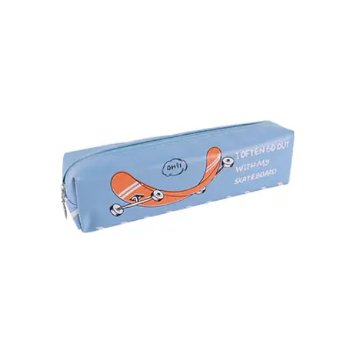 GENERICO - Set 6 Estuche Skate Color Celeste 19x4,5cm