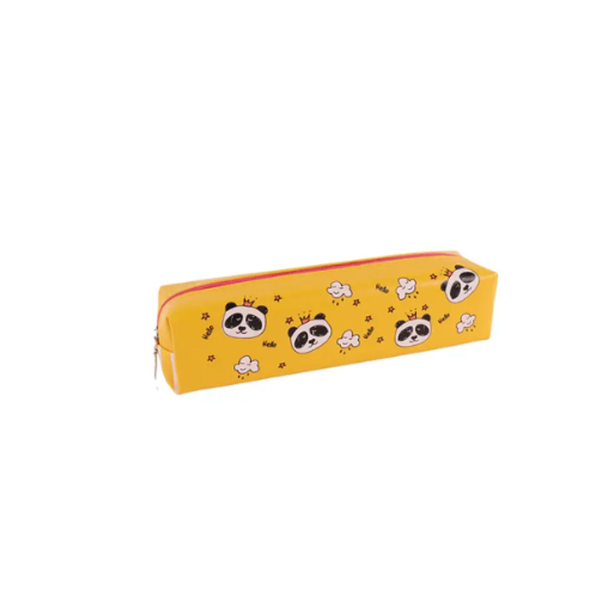 GENERICO - Set 6 Estuche Pandi Panda Amarillo 19x4,5cm
