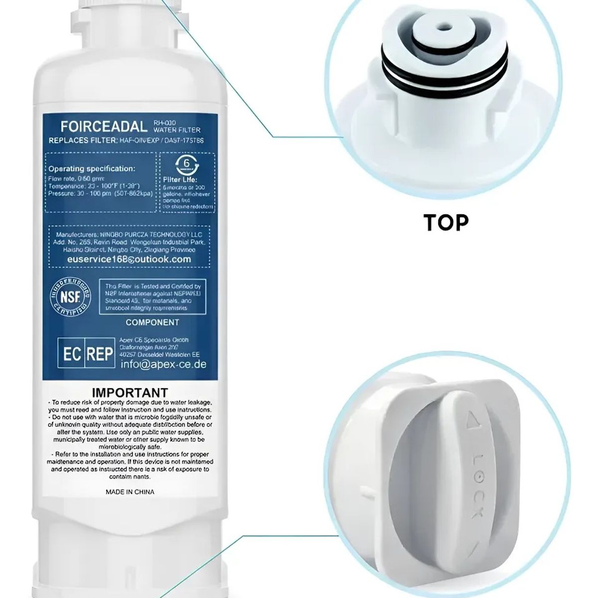 UNIVERSAL - Filtro Para Refrigerador Samsung RS60T5200B1ZS