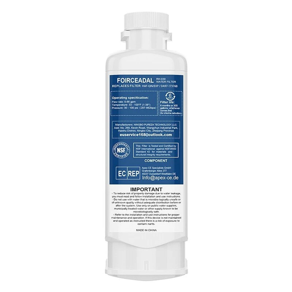UNIVERSAL - Filtro Para Refrigerador Samsung RS60T5200B1ZS